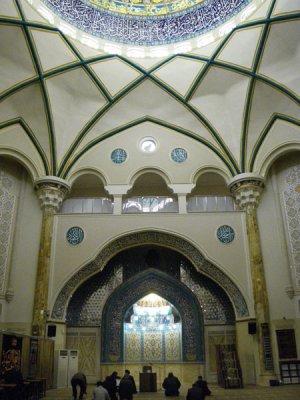 Inside the Imam Jaafar Sadegh Mosque
