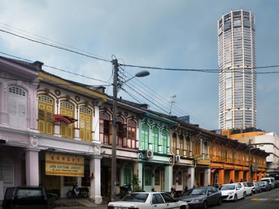 Colorful Colonial Buildings