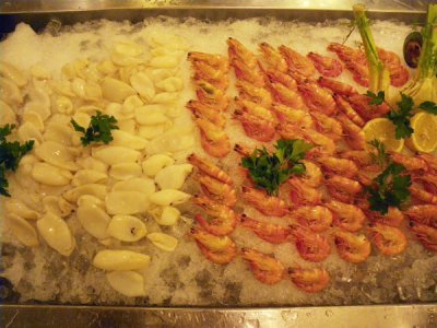 Scallop  & Pink Shrimp