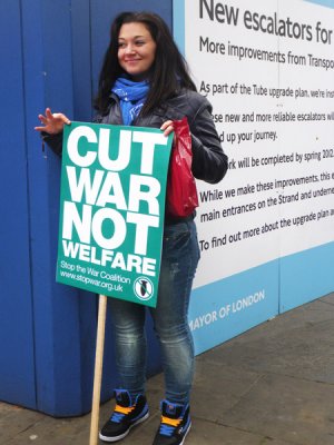 Cut war Not Welfare