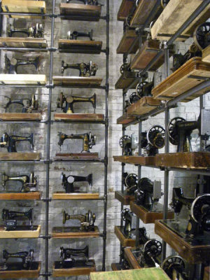 Rows of Sewing Machines