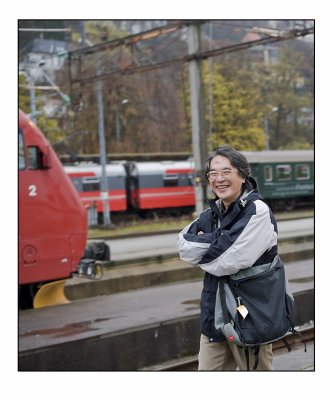 82. A train enthusiast from Japan.......