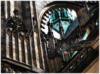Ornaments on the St.Vitus Cathedral.