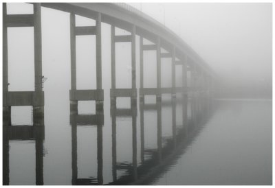 Bridge in the fog