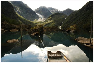 The Bondhus glacier,Hardanger,Norway