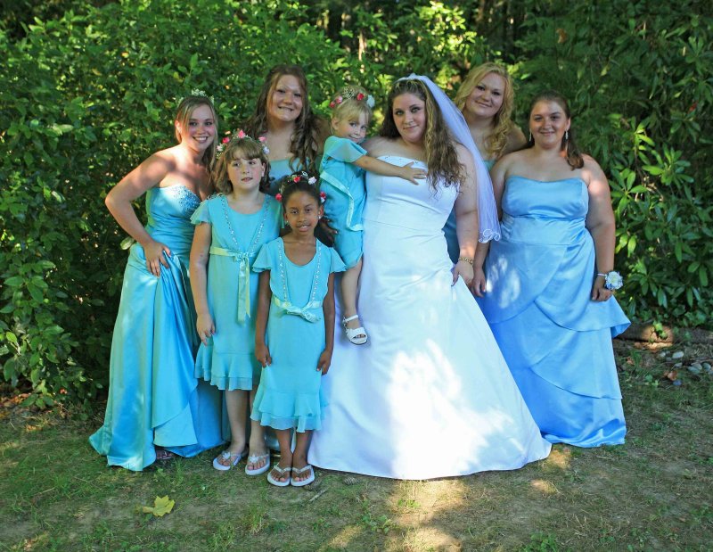  Bride Jurine and Girls Side OF Wedding Party