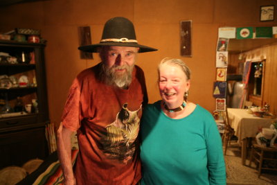  Terry and ALice,, living their dream , off the grid ,great folks