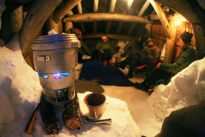 Winter camping along the Pacific Crest Trail in Washington