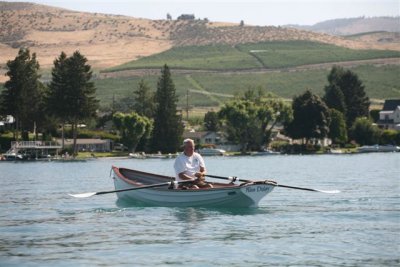 Manson Resident Nat Bender Enjoying A Morning Row