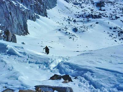 Don on final climb to Trail Crest, 13,777 ft.