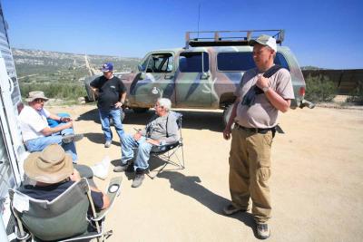 Minute man at  Camp Near Mexican Border