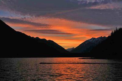 Buckner Mountain View From Stehekin ( Top End Lake Chelan)