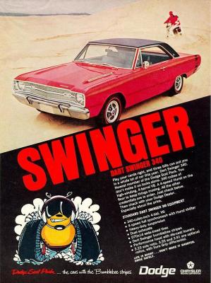 Original  1969 Dart Swinger Ad