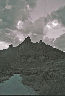  Saddle Rock In The Evening (A Wenatchee Icon Seen From Town)