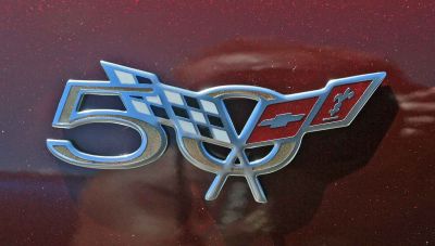  50th Year Logo On Newer Vette
