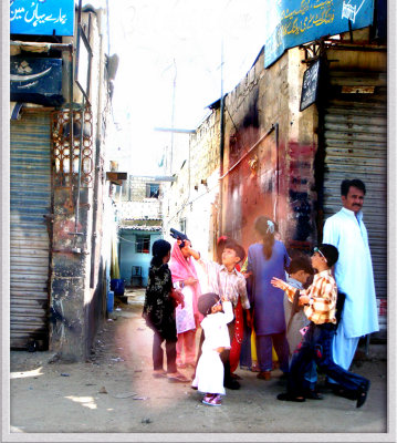 Kids in Gizri-town ,Karachi,  Pakistan