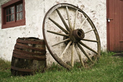 Wheel and barrel