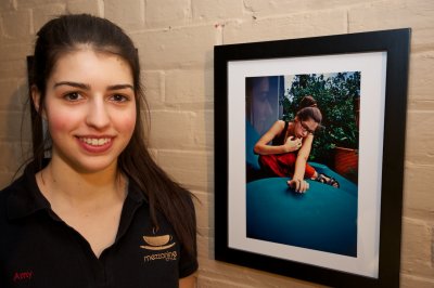 Photographer Amy Whitfield held her inaugural photo exhibition