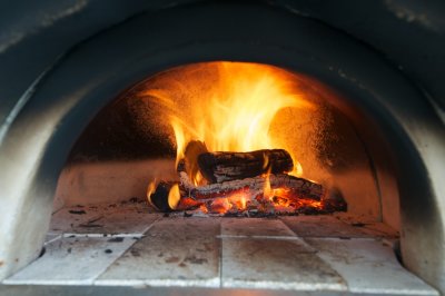 Pizza oven fire