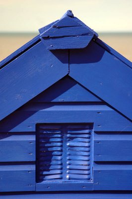 Beach hut blue