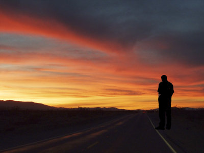 Sunset On The Mojave Desert