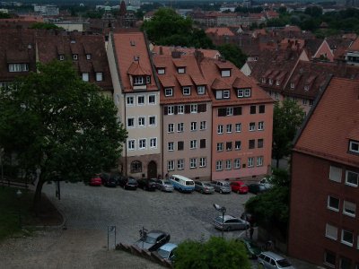 Nuremberg view from Kaiserberg