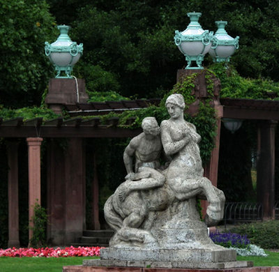 Statues Mannheim Watertower gardens