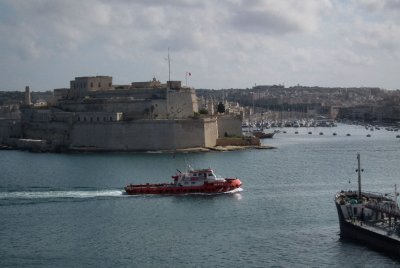 Grand Harbour_Valletta Fort St Angelo