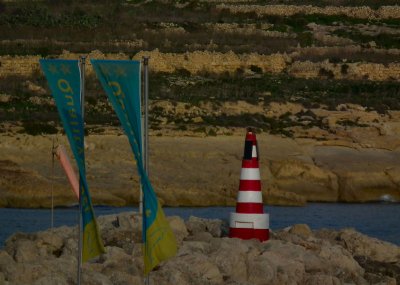 End of the harbour Gozo