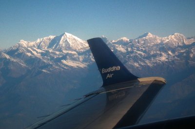Himalayas from Buddha Air