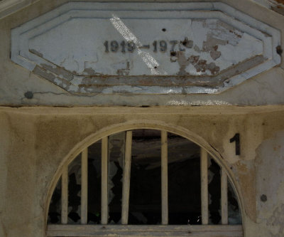 Kupari war damaged hotel entrance 1917