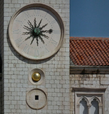 Dubrovnik Bell Tower detail