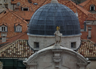 St Blaise Church from Dubrovnik city walls