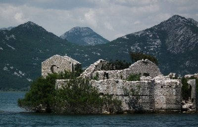 Grmozur prison ruins Lake Skadar