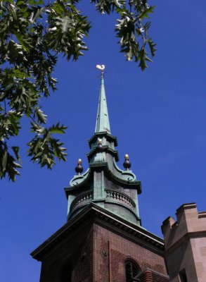 Church by Tower Place.