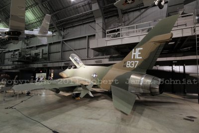 North American F-100f rear.JPG
