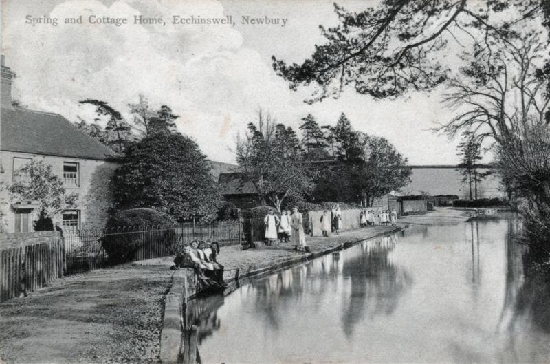 Ecchinswell river about 1905
