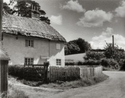 The cottages on the corner, ecchinswell stream