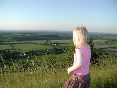 Kirsty looking down