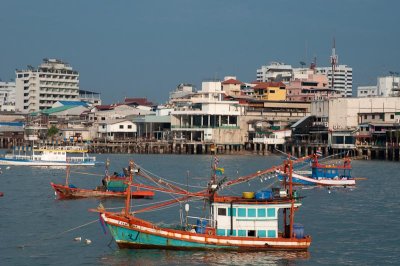 The harbour at Pattaya