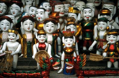 Water puppets are a distinctive facet of folk theatre in northern Vietnam