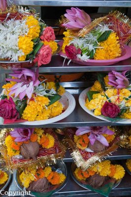 Garlands for sale near the Haji Ali Mosque