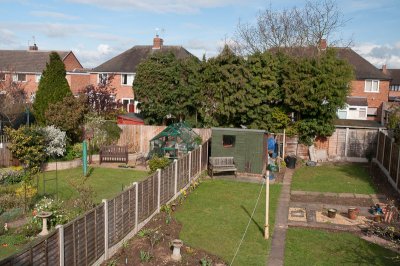 English backyards