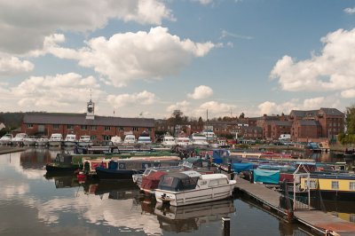 Canal boat basin at Stourport-on-Severn