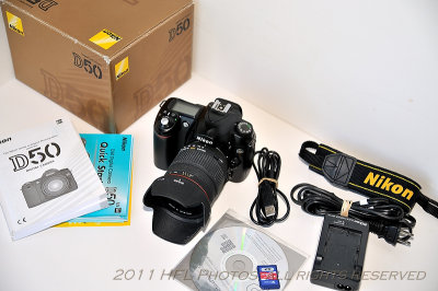 Nikon D50 plus Sigma 18-200mm - Complete Kit