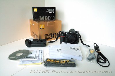 Nikon D300 with MBD10 Battery Pack/Grip
