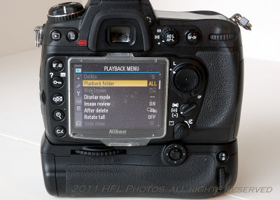 Nikon D300 with MBD10 Battery Pack/Grip