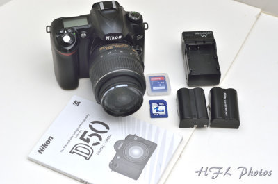 Nikon D50 with 18-55mm VR Kit Lens