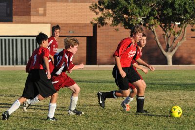 Travis Dribbling Out of Traffic.JPG