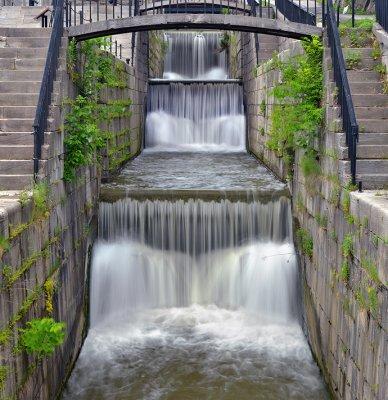 NY - Lockport - Old Locks Waterfalls 1